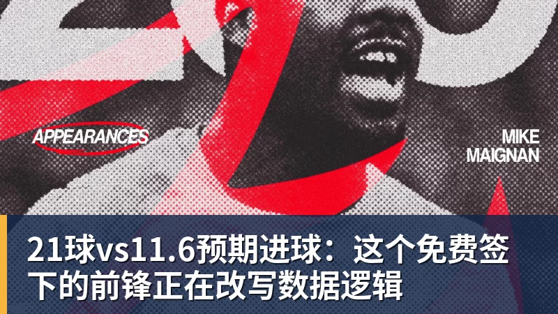 21球vs11.6预期进球：这个免费签下的前锋正在改写数据逻辑
